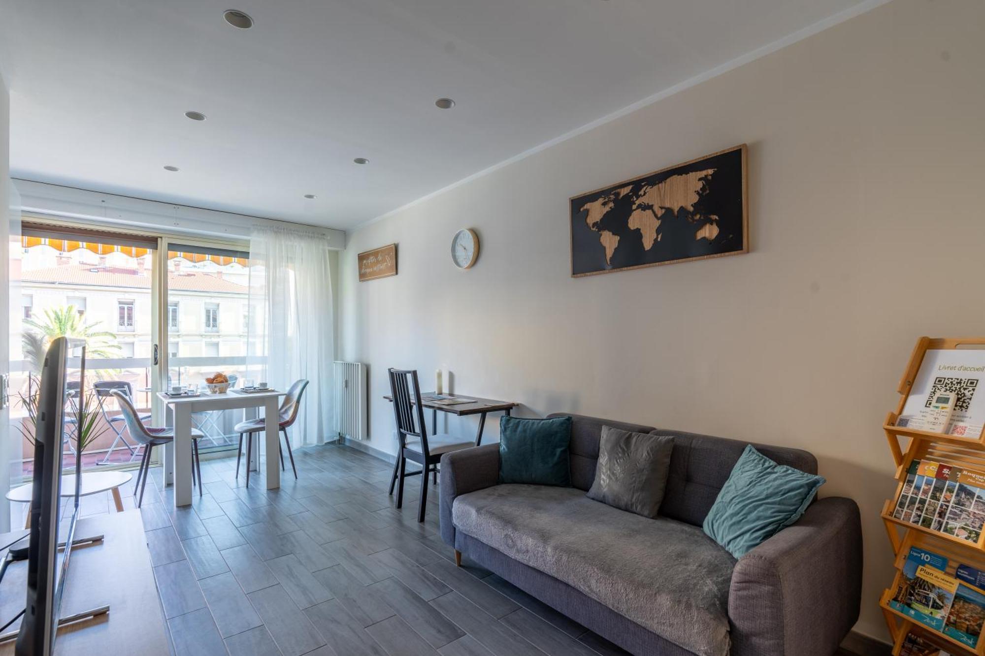 Fabuleux Appartement 2 Personnes Au Coeur De Menton, Climatise Et Proche Gares Routiere Et Sncf 외부 사진